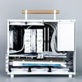 thumbnail image 4 of Mini ATX Case, 15.5L 2 SSD Supported Mini PC Case  For Office, 4 of 8