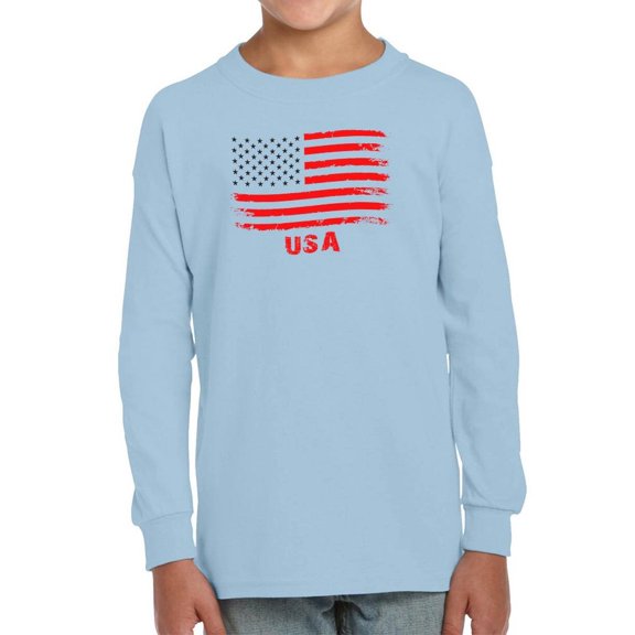 Usa Flag 4Th Of July Long Sleeve Toddler -Image by Shutterstock, 4 Toddler