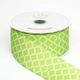 thumbnail image 2 of Efavormart Pleasant Geometric Pattern Ribbon For Gift Wrapping, Hair Bow Clips & Accessories Making Apple Green 1.5" x 10yards, 2 of 2