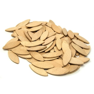 100Pcs Wood Biscuits Solid Wood Wide Applications Multiple DIY Sturdy  Durable Wood Jointing Biscuits for Woodworking 