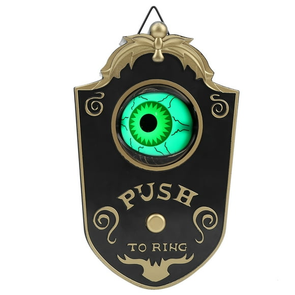 Timbre de un ojo de Halloween, decoración del timbre de un ojo de Halloween Timbre de Halloween Timbre Globo ocular Salida de alta intensidad