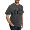 thumbnail image 4 of CafePress - Cat Jumping To Note Men's Comfort Colors® T Shirt - Mens Comfort Colors Shirt, 4 of 5