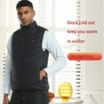 thumbnail image 3 of Fashion Men Electric Heated Vest Heating Waistcoat Padded Thermal Warm yeacher Men Vest, 3 of 7