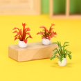 thumbnail image 5 of Garden Pots Flowers Pot Decor Home Decor Accessories Dollhouse Miniature Mini Fruit Basket Flowers Basket Green Plant Pot Potted GREEN STYLE2, 5 of 8