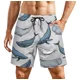 thumbnail image 1 of Shorts De Playa Con Estampado 3d De Tiburones, 1 of 4