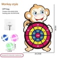 thumbnail image 3 of Blue Dartboard Target for Kids Interactive Indoor Outdoor Play Smart Sticky Ball Game Family Fun, 3 of 5