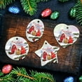 thumbnail image 7 of Christmas Ornaments, Cardinals Appear When Angels Are Near Ceramic Ornaments, Christmas Tree Decorations - Oval, 1 Pcs, 7 of 7