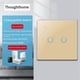 thumbnail image 5 of Tuya Wifi Smart Switch Touch Light Switch Zero Fire Line 2 Switch, 5 of 5