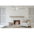 thumbnail image 2 of 3 Blade Ceiling Fan With Light Kit In Contemporary Style-13 Inches Tall And 60 Inches Wide Minka Aire Fans F868l-Sbr/Whf, 2 of 7