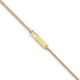 thumbnail image 1 of 10k Flat Curb Link ID Bracelet 7 Inch "Bracelets, 1 of 3