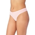 thumbnail image 6 of No Boundaries Women’s Soft Thong Panties, 5-Pack, Sizes XS-XXXL, 6 of 6