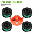 thumbnail image 4 of CPAN SF-080 String Trimmer Spool Replacement for SF-080-BKP GH3000 SF-080 Replacement String Grass Trimmer Line Spool 20ft Auto Feed Single Trimmers Line Cord 4 Pack, 4 of 10