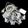 thumbnail image 4 of Lava 96 LED Christmas Butterfly Fairy Lights 11.5ft Butterfly Curtain Twinkle Lights for Bedroom Wedding Party Decoration Yellow, 4 of 9