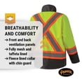 thumbnail image 5 of Pioneer Heavy-Duty Waterproof Reflective Safety Jacket - Multiple Ventilation Panels, 5 of 8