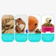 thumbnail image 4 of Dog Planet Juguete interactivo Alimentador lento Rompecabezas IQ Treat Ball, Dispensación d Abanopi Bola de comida lenta, 4 of 7