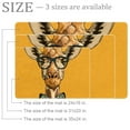 thumbnail image 2 of Cartoon Giraffe Hipster Animal Neck Small Area Rug, Non-Slip Door Mat Indoor Floor Mat, Washable Kitchen Rug Entrance DMat for Bedroom Living Room, 2 of 7
