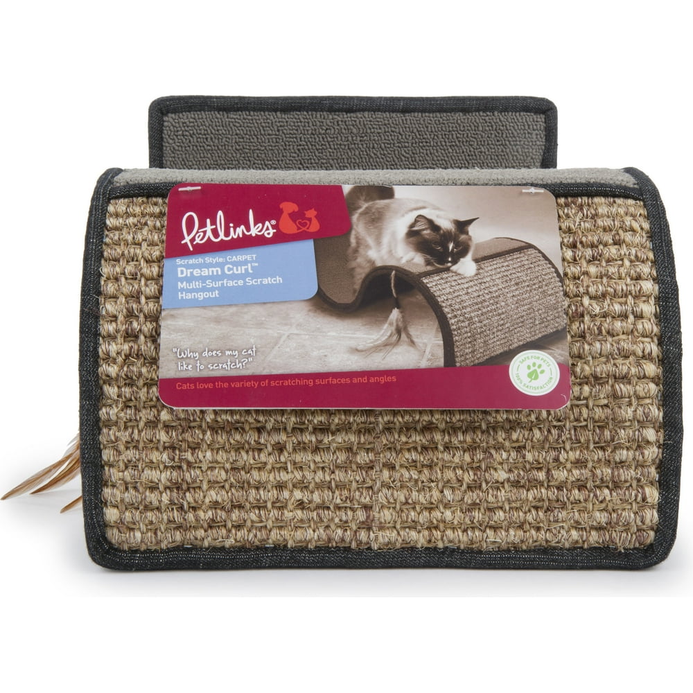 Petlinks Dream Curl Denim Cat Scratcher