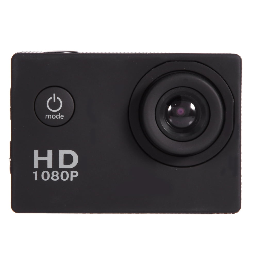 Caméra sport étanche 30m caméra d'action Full HD 1080p 12MP Argent