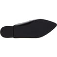thumbnail image 4 of Steve Madden Flavor Black Leather Slip On Pointed Toe Fashion Flat Sandals Mules (Black Leather, 8), 4 of 8
