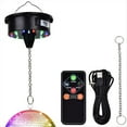 thumbnail image 2 of Luces de Motor Bola Discoteca con Control Remoto, 3-15 RPM, Giratorio Ajustable, 18 LED para Espejo 8, 10, 12, 16, 20 y 24 Pulgadas, 2 of 6
