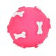 thumbnail image 1 of Vinyl NonPoisonous Outdoor Squeaky Vocal Ball Dog Clean Teething Chew Toys Pet Supply(Pink ), 1 of 1
