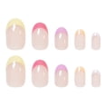 thumbnail image 4 of Fofosbeauty 24pcs Press on False Nails Tips, Coffin Fake Nails, French Warm Color, 4 of 9