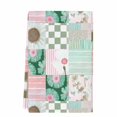 thumbnail image 2 of Spring Floral Checkered Kitchen Towels Set of 1, Turquoise Pink Buffalo Plaid Absorbent Dish Towels for Kitchen, Microfiber Hand Towel, Quick Drying Tea Towel for Cleaning Decorative Dishcloths, 2 of 7