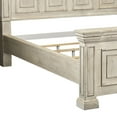 thumbnail image 3 of Liberty Furniture Industies, INC Big Valley Queen Panel Bed in Whitestone w/ Heavy Distressing, 3 of 6