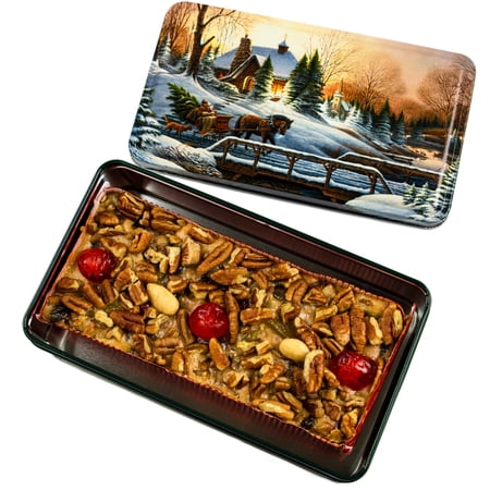 Grandma's Famous Fruit and Nut Cake 1 Pound in Collectible Tin
