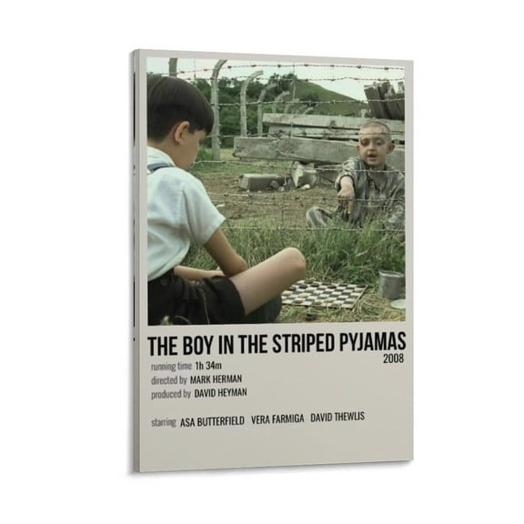 The Boy in The Striped Pajamas Movie Poster (7) Print Photo Art Painting Canvas Poster Home Decorative Bedroom Modern Decor Posters Gifts 20x30inch(50x75cm)