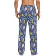 thumbnail image 3 of joogoo Men's Pajama Pants Tennis Racket Balls Soft Long Sleep Lounge Pjs Bottoms S, 3 of 7