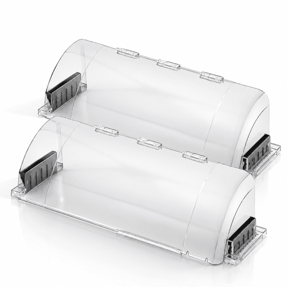 2 pack Plastic Air & Heat Deflector for Vents,Sidewalls and Ceiling Registers,Adjustable from 9" to 15.5"