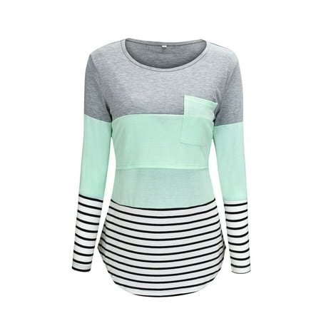 

Lady Women Pregnant Maternity Clothes Nursing Top Breastfeeding Loose T-Shirt
