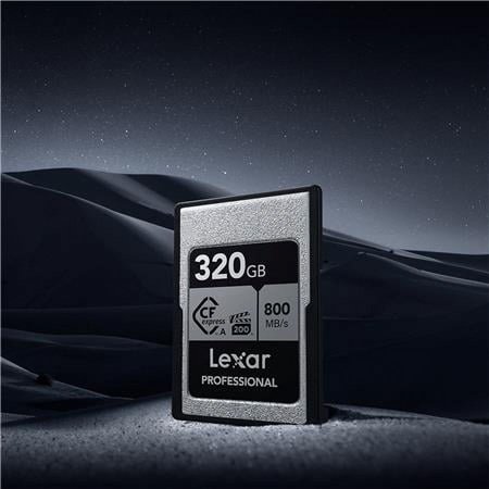 在庫残りわずか Lexar Professional CFexpress Type A カード 320GB コンパクトフラッシュ pSLCビデオ ゴージャス Sony Alpha CFe タイプA LCAEXSL320G-RNENG