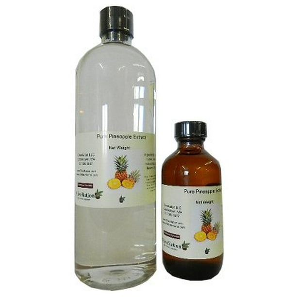 OliveNation Pure Pineapple Extract 4 ounces Gluten free, Sugar free