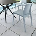 thumbnail image 3 of Compamia Maya Patio Dining Chair in Silver, 3 of 4