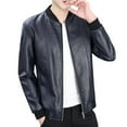 thumbnail image 5 of Vedolay Men Jackets for Winter 2023 Long Sleeve Career formal Long Coat Blue,M, 5 of 5