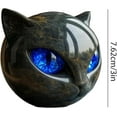 thumbnail image 3 of Luxury Black Cat Sculpture,Elegant Home Décor & Gift-Ready Art Piece, Cats Figurine Decoration, 3 of 9