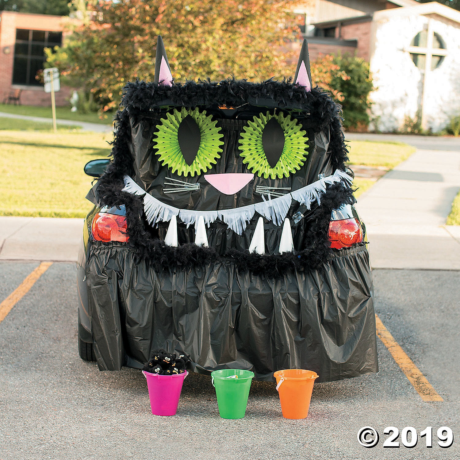 Black Cat Trunk-or-Treat Decorating Kit - Walmart.com