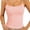 Pink, variant on Wrongduck Women's Double Lined Lace Tank Top Sleeveless Fitted Cami Adjustable Strap Layering Fashion Top