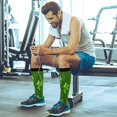 thumbnail image 6 of FREEAMG St.patrick's Day Clover Compression Socks for Women and Men(1Pairs)-Best Support for Running, Athletic, Nursing, Travel, 6 of 7