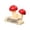 D, variant on Miniature Mushroom Figurine, Resin Fairy Garden Decor, Assorted Colors Small Mushroom Ornament for Terrariums, Plant Pots, and Indoor Outdoor Decor