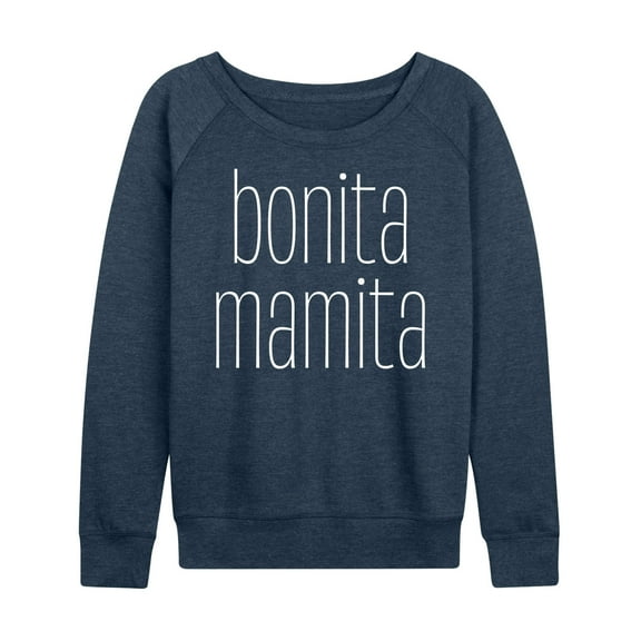 Instant Message - Bonita Mamita - Women's Lightweight French Terry Long Sleeve Shirt
