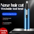 thumbnail image 2 of Tondeuse à Poils de Nez Électrique Rechargeable Multi Cinétique Rasage Deux en un Unisexe Entièrement Automatique Lavable Tondeuse à Nez, 2 of 7