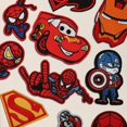 thumbnail image 2 of Lote de 20 Piezas Parche Termoadhesivo para Ropa, Parche Termoadhesivo Infantil Spider Man, Parche Cosido Super Mario, Refuerzo Rodillera Infantil para Ropa, Gorros, Vaqueros para Niños y Adultos oso de fresa Electrónica, 2 of 5