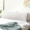 thumbnail image 2 of PiccoCasa Body Pillow Cover 20"x 55" 1PCS with Envelope Closure Isabelline, 2 of 7
