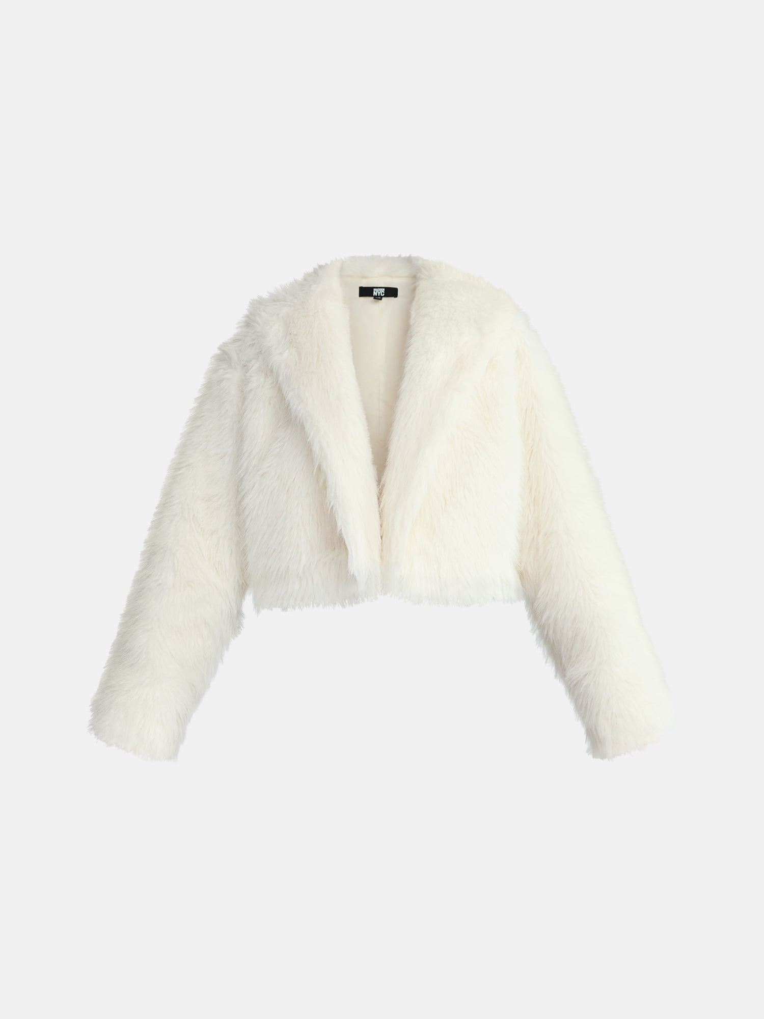 Madden NYC Women's Faux Fur Cropped Jacket, Sizes XXS-XXL