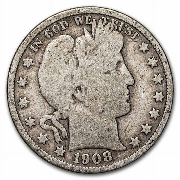 1908-S Barber Half Dollar Good