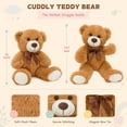 thumbnail image 5 of Tezituor 2 Packs Bulk Teddy Bears 13.7" Stuffed Bear Plush Toy for Baby Shower Decorations, 5 of 7