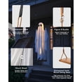 thumbnail image 5 of GOBWCOT Halloween Outdoor Decorations - 59-inch Large Hanging Swing Ghost Halloween Decorations with Remote Control Light Strings for Horror Ghost Party Halloween Outdoor Decorations, 5 of 7